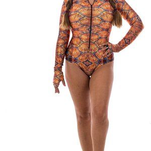 SLIPINS SURFSKIN LONG SLEEVE SWIMSUIT